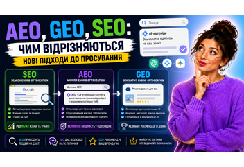 AEO, GEO, SEO: чим відрізняються нові підходи до просування