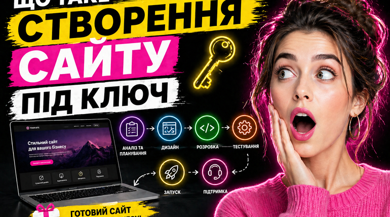 Що таке створення сайту під ключ