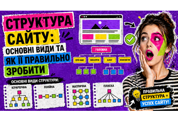 Структура сайту: основні види та як її правильно зробити