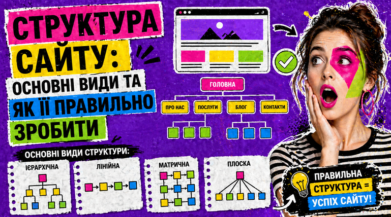 Структура сайту: основні види та як її правильно зробити
