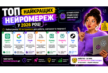 ТОП найкращих нейромереж у 2026 році