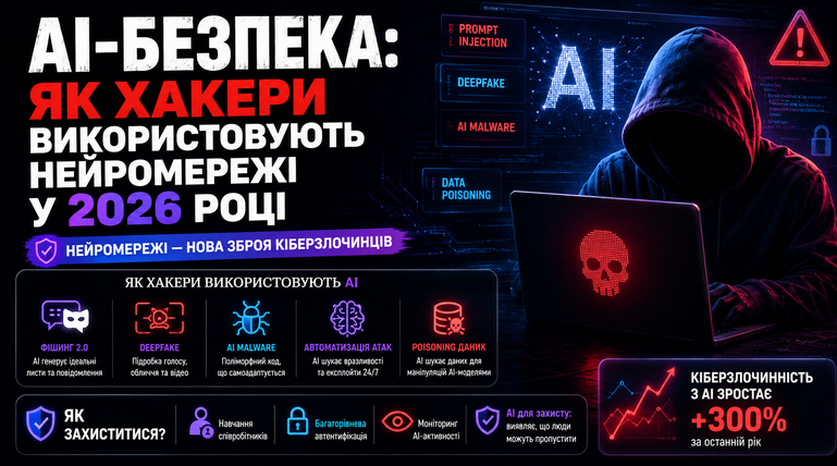 AI-безпека: як хакери використовують нейромережі у 2026 році