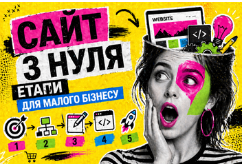 Як створити сайт з нуля: етапи, гід для малого бізнесу