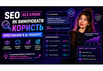 SEO без кліків: як вимірювати користь просування в AI-пошуку