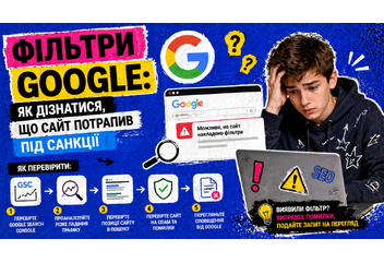Фільтри Google: як дізнатися, що сайт потрапив під санкції