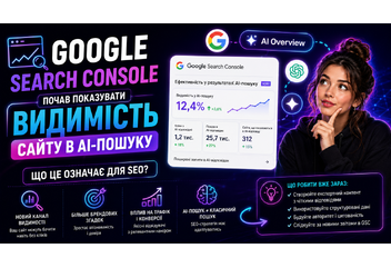 Google Search Console почав показувати видимість сайту в AI-пошуку — що це означає для SEO