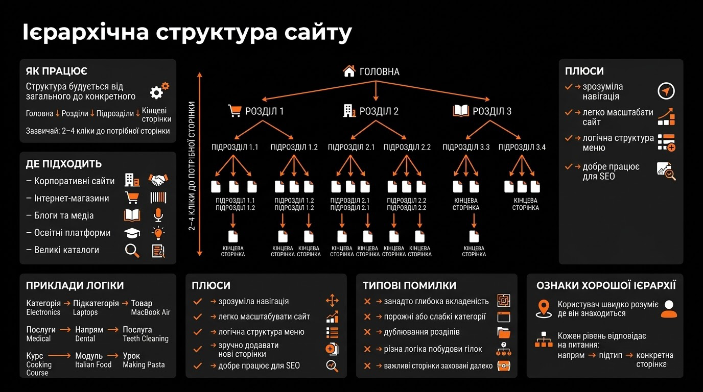 Ієрархічна структура сайту