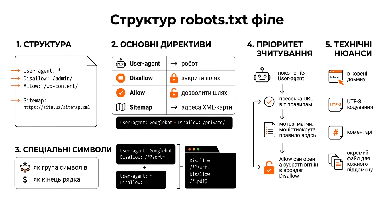 Структура файлу robots.txt