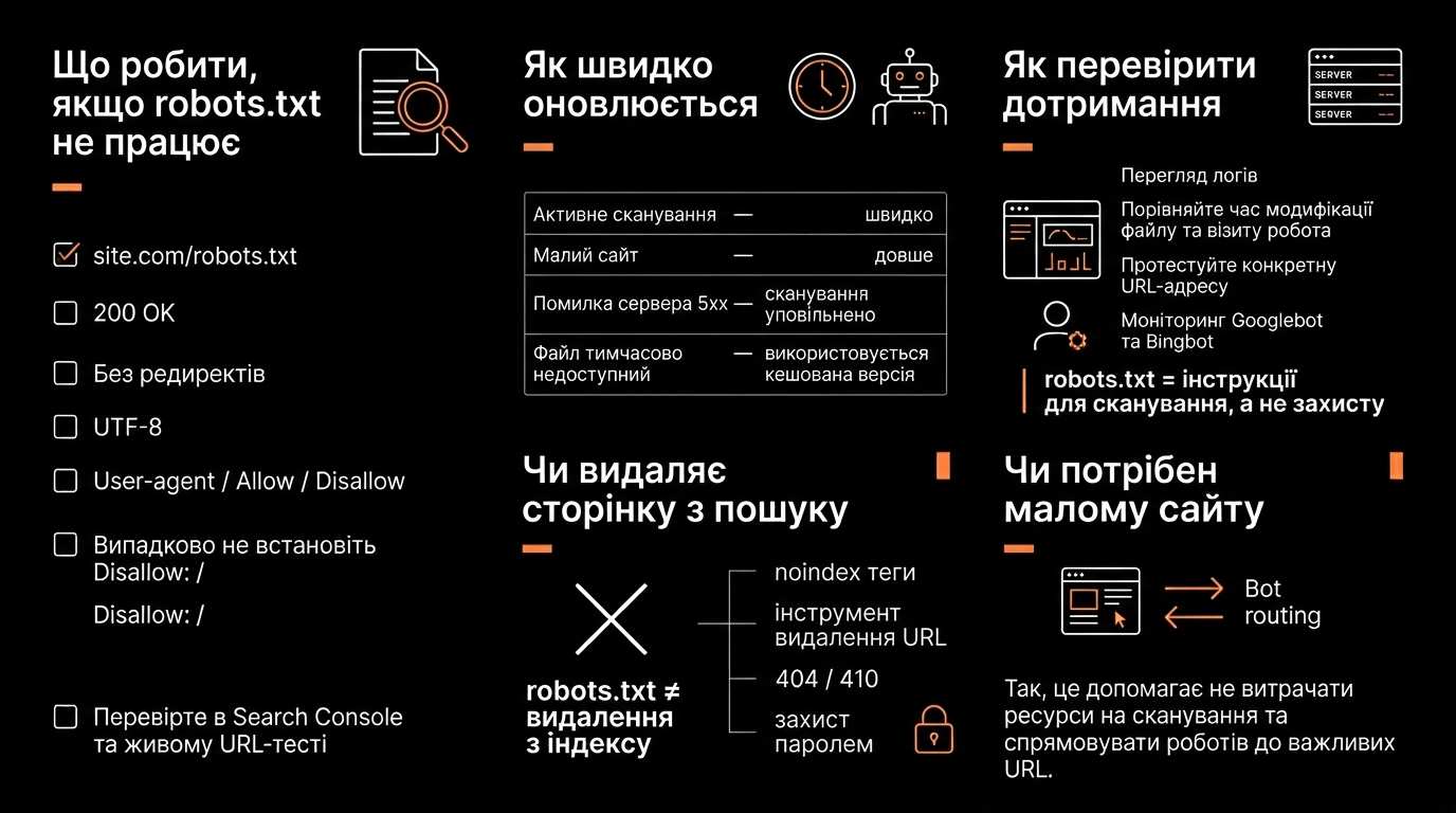 Часті питання про robots.txt