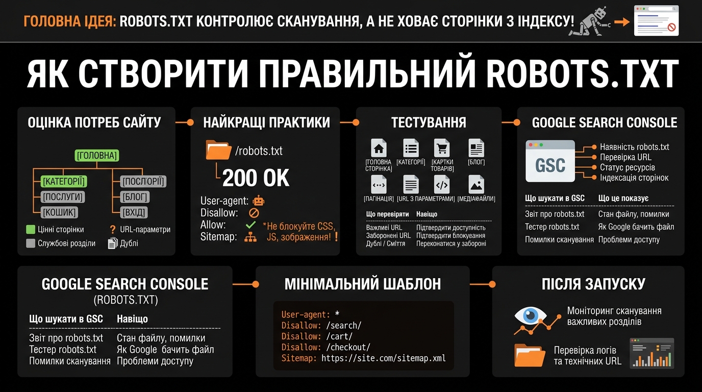 Як створити правильний robots.txt