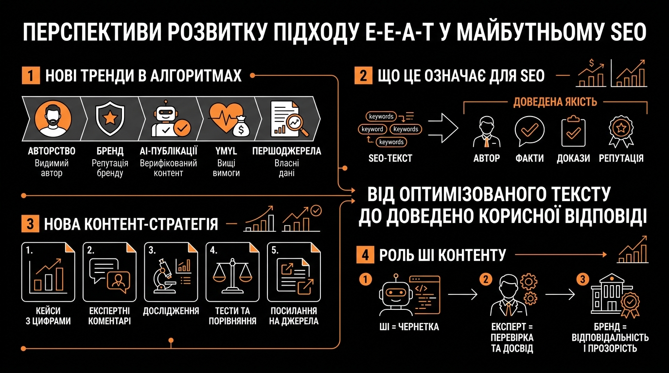 Перспективи розвитку підходу E-E-A-T