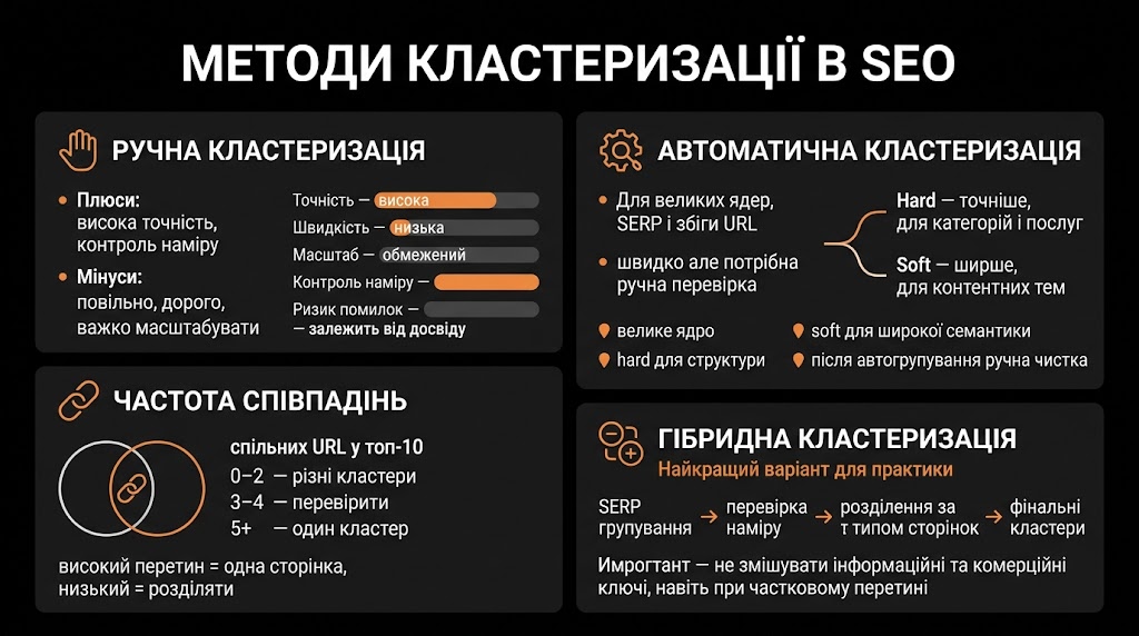 Методи кластеризації в SEO