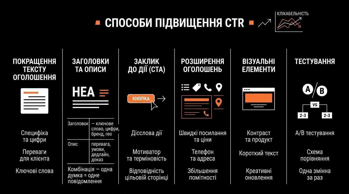 Способи підвищення CTR
