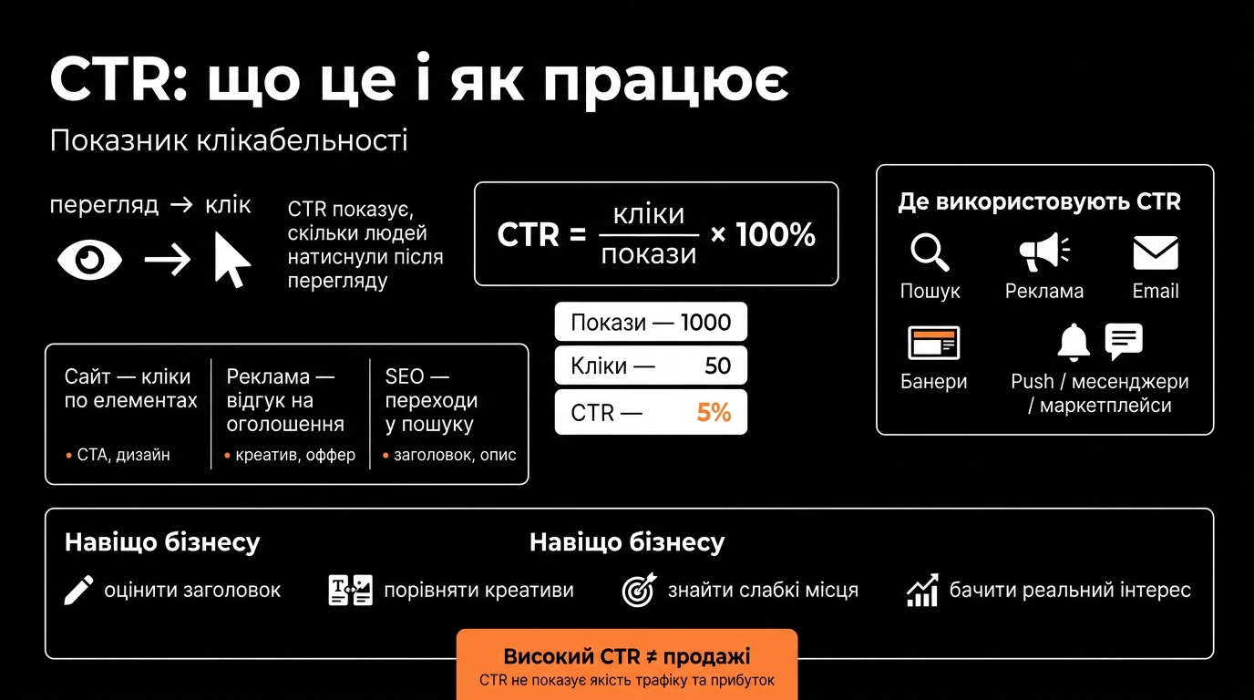 CTR: визначення, призначення, базові поняття