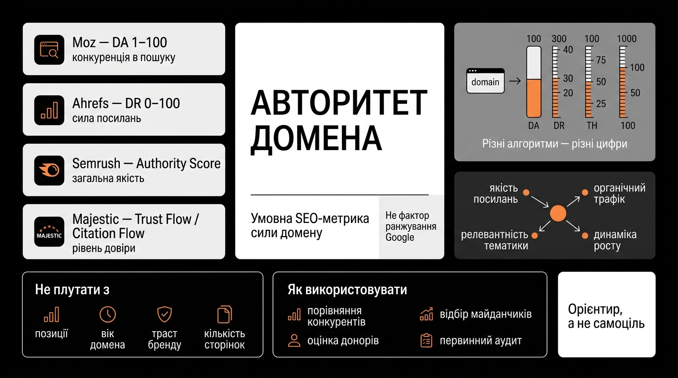 Визначення авторитету домена